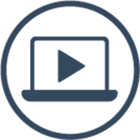 Live streaming video icon