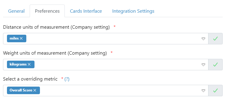 Organisational-level scoring choice